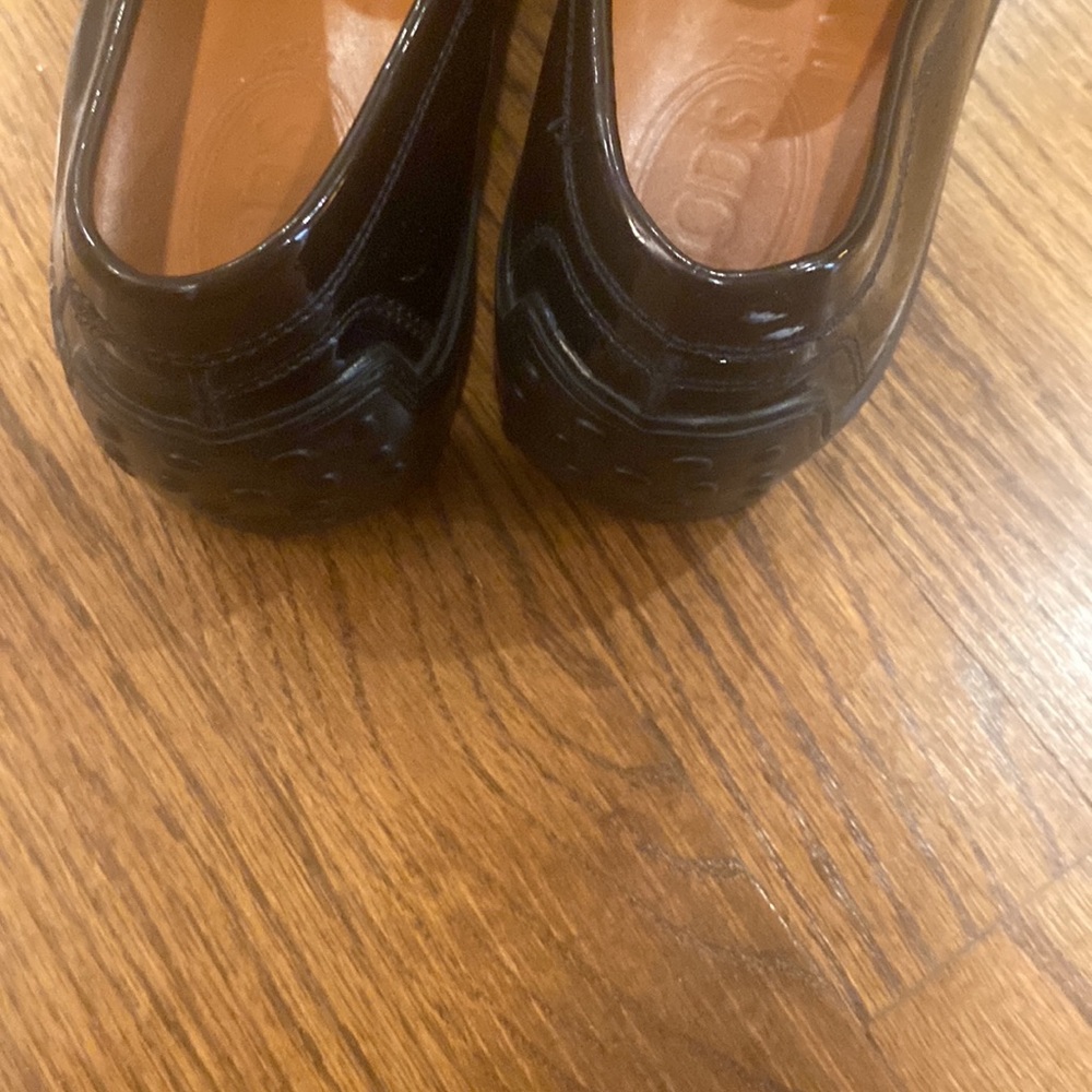Black Paton leather Toda loafers size 38 - Picture 3 of 5